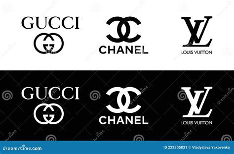 gucci vs chanel logo